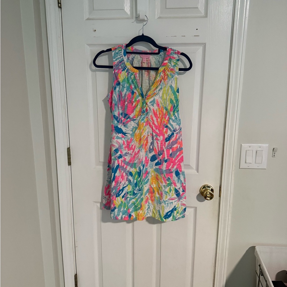 Lilly Pulitzer Dress Bundle Size Small 4 Piece Tropical Print Shift Dresses